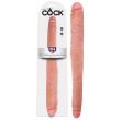Image de KING COCK  16" TAPERED DOUBLE DILDO